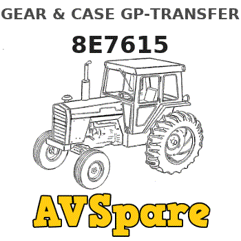 GEAR & CASE GP-TRANSFER 8E7615 - Caterpillar | AVSpare.com