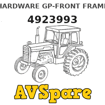 HARDWARE GP-FRONT FRAME 4923993 - Caterpillar | AVSpare.com