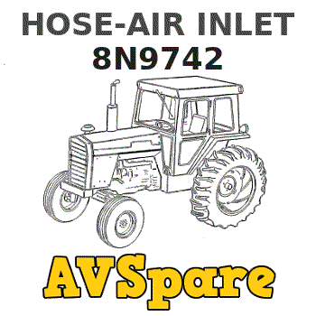 HOSE-AIR INLET 8N9742 - Caterpillar | AVSpare.com