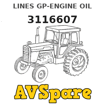 LINES GP-ENGINE OIL 3116607 - Caterpillar | AVSpare.com
