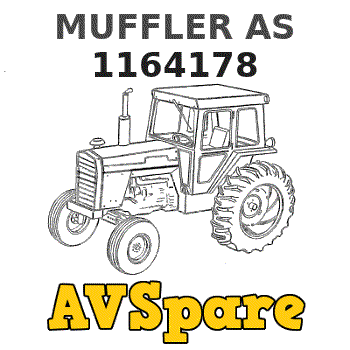 MUFFLER AS 1164178 - Caterpillar | AVSpare.com