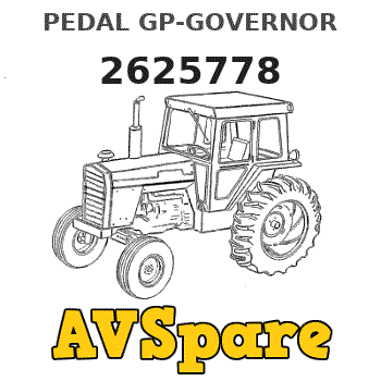 PEDAL GP-GOVERNOR 2625778 - Caterpillar | AVSpare.com PEDAL GP-GOVERNOR 2625778 - Caterpillar | AVSpare.com