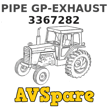 PIPE GP-EXHAUST 3367282 - Caterpillar | AVSpare.com