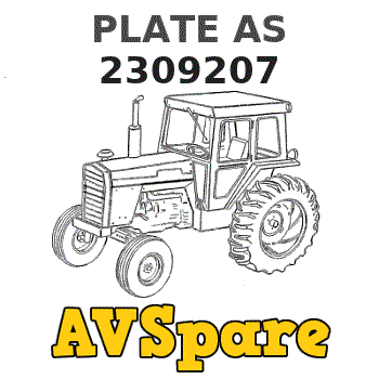 PLATE AS 2309207 Caterpillar