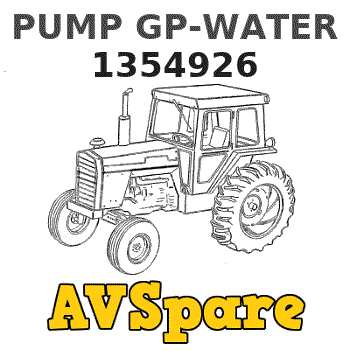 PUMP GP-WATER 1354926 - Caterpillar | AVSpare.com