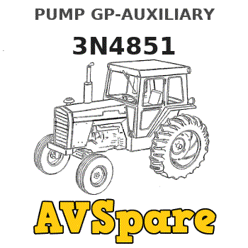 PUMP GP-AUXILIARY 3N4851 Caterpillar