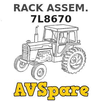 RACK ASSEM. 7L8670 - Caterpillar | AVSpare.com