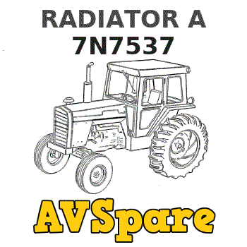 75637 Radiator RADIATOR A 7N7537 - Caterpillar | AVSpare.com