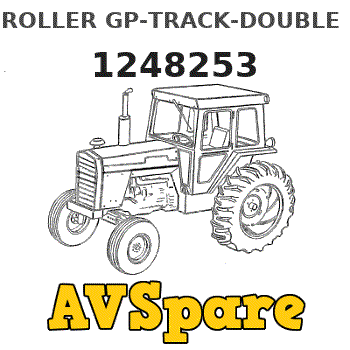 ROLLER GP-TRACK-DOUBLE FLANGE 1248253 - Caterpillar ROLLER GP-TRACK-DOUBLE FLANGE 1248253 - Caterpillar