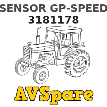 SENSOR GP-SPEED 3181178 - Caterpillar | AVSpare.com