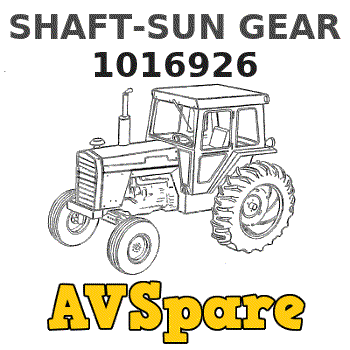 SHAFT-SUN GEAR 1016926 - Caterpillar | AVSpare.com