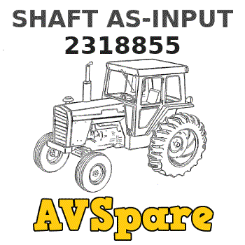 SHAFT AS-INPUT 2318855 Caterpillar