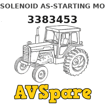 SOLENOID AS-STARTING MOTOR 3383453 - Caterpillar | AVSpare.com