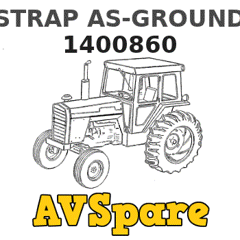 STRAP AS-GROUND 1400860 Caterpillar