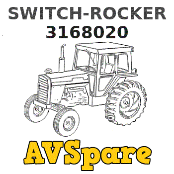 SWITCH-ROCKER 3168020 - Caterpillar | AVSpare.com