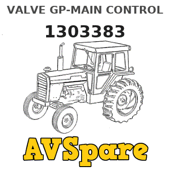 VALVE GP-MAIN CONTROL 1303383 - Caterpillar | AVSpare.com