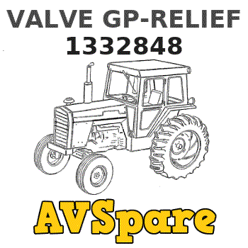 VALVE GP-RELIEF 1332848 - Caterpillar | AVSpare.com