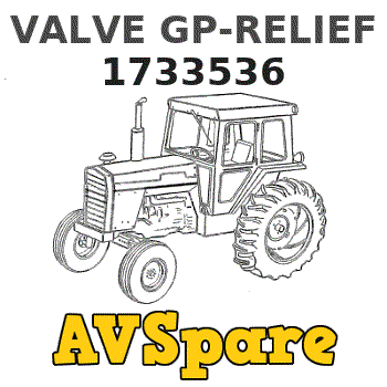 VALVE GP-RELIEF 1733536 - Caterpillar | AVSpare.com