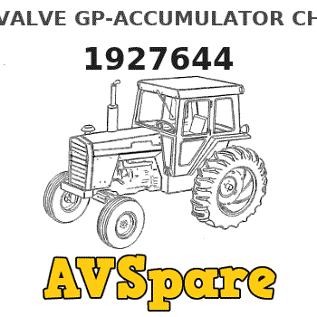 VALVE GP-ACCUMULATOR CHARGING 1927644 - Caterpillar