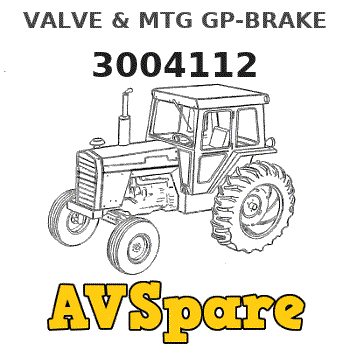 VALVE & MTG GP-BRAKE 3004112 - Caterpillar | AVSpare.com