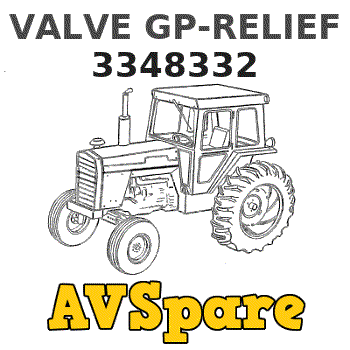 VALVE GP-RELIEF 3348332 - Caterpillar | AVSpare.com