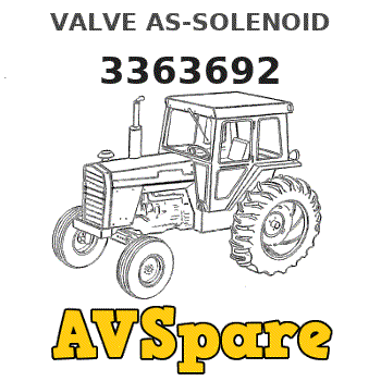 VALVE AS-SOLENOID 3363692 - Caterpillar | AVSpare.com