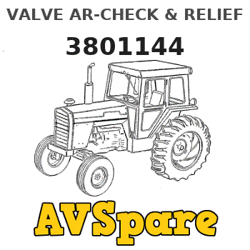 VALVE AR-CHECK & RELIEF 3801144 - Caterpillar | AVSpare.com