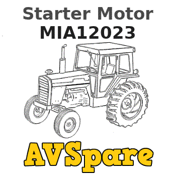 Starter Motor MIA12023 Deere