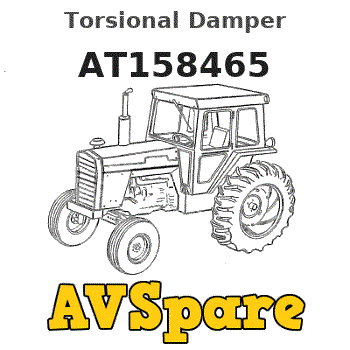 Torsional Damper AT158465 - Deere