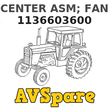 CENTER ASM; FAN 1136603600 Hitachi