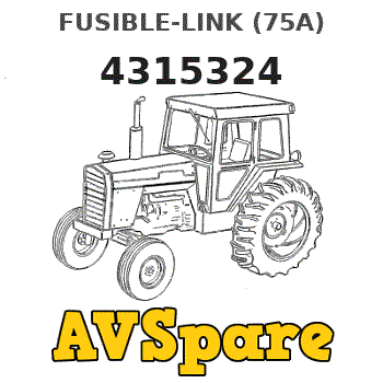 FUSIBLE-LINK (75A) 4315324 - Hitachi | AVSpare.com FUSIBLE-LINK (75A) 4315324 - Hitachi | AVSpare.com
