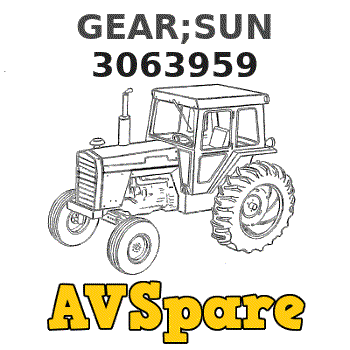 GEAR;SUN 3063959 Hitachi GEAR;SUN 3063959 Hitachi