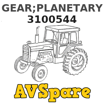 GEAR;PLANETARY 3100544 Hitachi