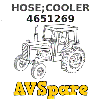 HOSE;COOLER 4651269 - Hitachi | AVSpare.com