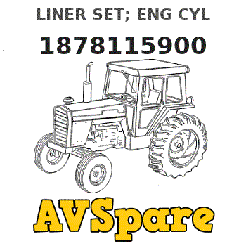 LINER SET; ENG CYL 1878115900 - Hitachi | AVSpare.com
