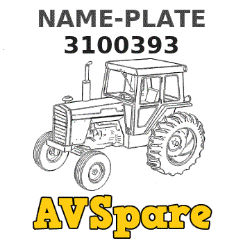 NAME-PLATE 3100393 - Hitachi | AVSpare.com