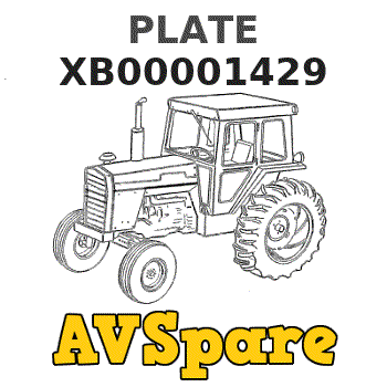 PLATE XB00001429 - Hitachi | AVSpare.com