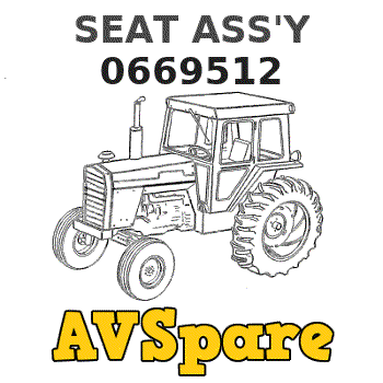 SEAT ASS'Y 0669512 - Hitachi | AVSpare.com