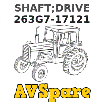 SHAFT;DRIVE 263G7-17121 - Hitachi | AVSpare.com