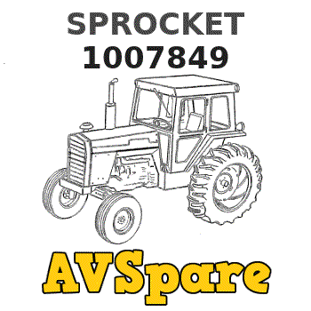 SPROCKET 1007849 - Hitachi | AVSpare.com