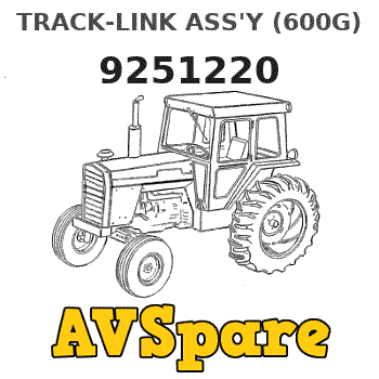 TRACK-LINK ASS'Y (600G) 9251220 - Hitachi | AVSpare.com