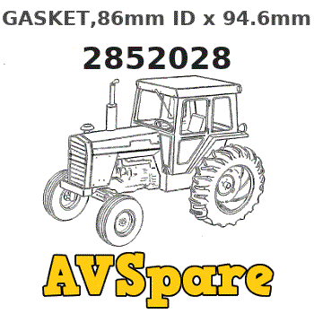 GASKET,86mm ID x 94.6mm OD x 8.6mm Thk 2852028 - Kobelco GASKET,86mm ID x 94.6mm OD x 8.6mm Thk 2852028 - Kobelco