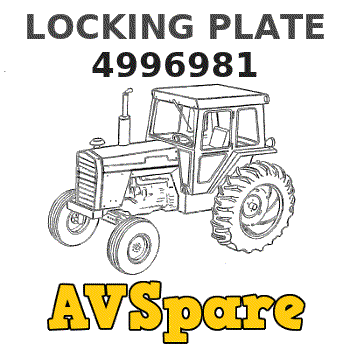 LOCKING PLATE 4996981 - New.Holland | AVSpare.com