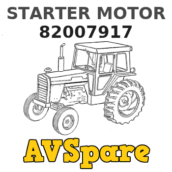 STARTER MOTOR 82007917 New.Holland