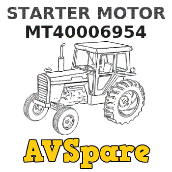 STARTER MOTOR MT40006954 - New.Holland | AVSpare.com