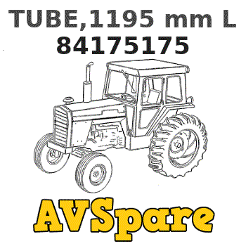 TUBE,1195 mm L 84175175 - New.Holland | AVSpare.com