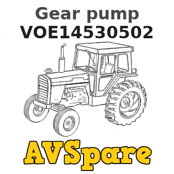 Gear pump VOE14530502 Volvo.Heavy