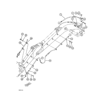 9020B) - CASE CRAWLER EXCAVATOR (1/95-12/00) (8-094) - AUXILIARY 