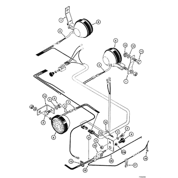 1840 Case Uni Loader Skid Steer Loader 1 89 12 01 04 Electrical Systems Case Constructuion