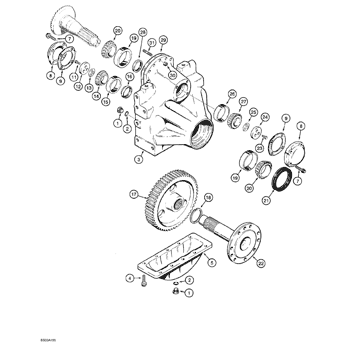 650G) - CASE CRAWLER TRACTOR (4/94-12/99) (6-20) - TRANSMISSION